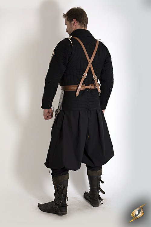 EpicArmoury's tweet photo. It's secured with 2 adjustable leather straps over the shoulders and another around the waist. #armor #metal #faulds #tassets #knight #larp https://t.co/lo40mEEXWo