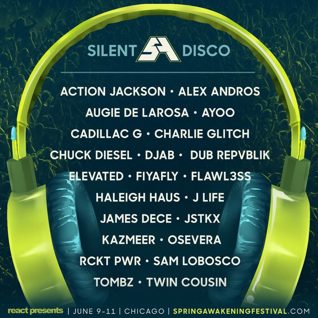 RaveChasers's tweet photo. Check out @springawakefest Silent Disco Lineup so much Local talent on this!! 💃🏻💃🏻🎧🎧 https://t.co/mdYVXsFtdd