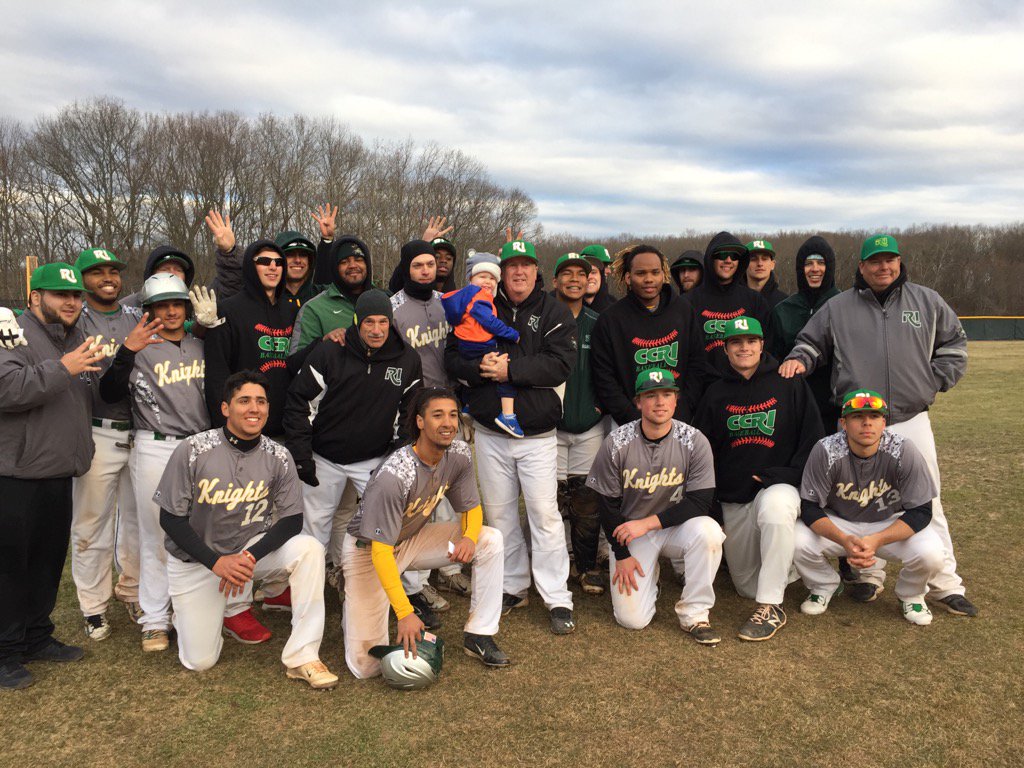 <a href="/CCRI_Baseball/">CCRI Baseball</a> beats Holyoke 13-3  by Mercy Rule to give Head Coach Ken Hopkins his 400th Win at CCRI! Congrats Ken!!