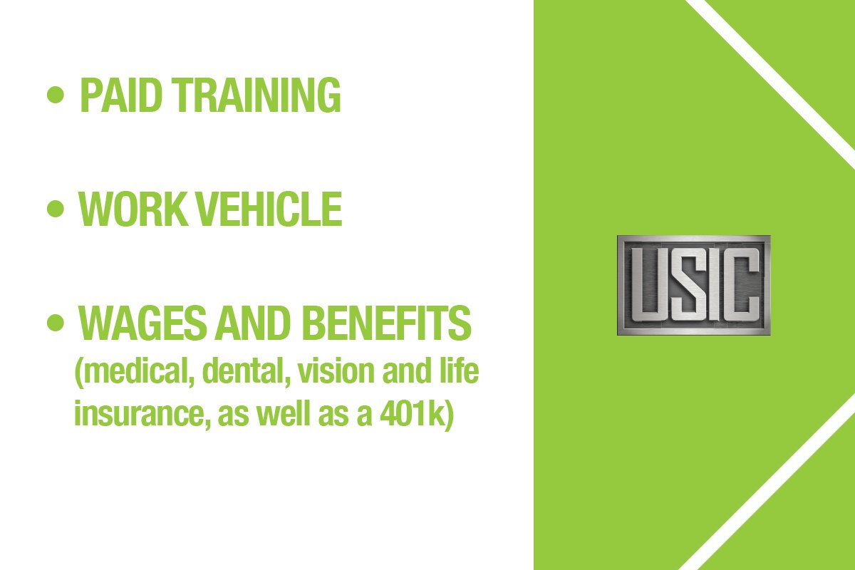 USIC on Twitter "USIC provides technicians an array of benefits!…