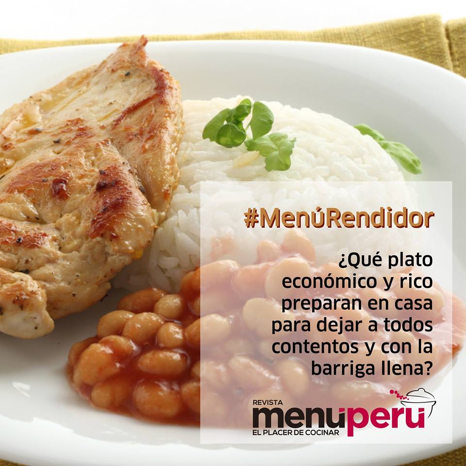 ¿Cuál es plato más #rendidor y #rico para toda la familia? Las respuestas más sabrosas serán publicadas en nuestra revista <a href="/menuperuoficial/">Menú Perú</a>!