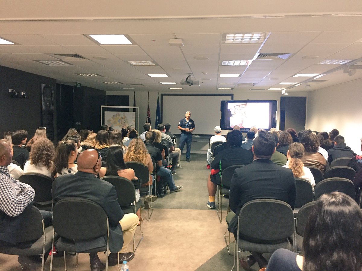AIATSIS's tweet photo. Director of our AIATSIS Foundation @jpjanke is talking to #WEX2017 participants right now in #Canberra https://t.co/9mOWNL94CJ