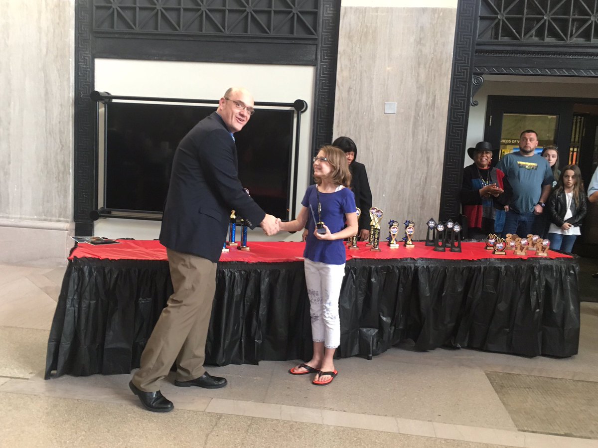 lmbmsrva's tweet image. Brown so proud of Catie and Xavier, winners at the @RPS_Schools Science Fair tonight.