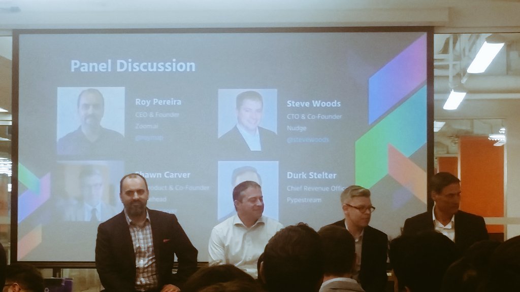 itsfarwa's tweet image. &quot;AI gives us a new toolkit for doing tasks better, faster, and more efficiently.&quot;  @stevewoods of @Nudgeai #ai4biz