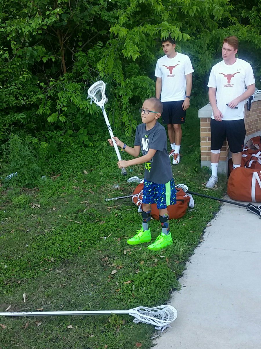 This is Khyren. He's 9 years old and has been battling pediatric cancer for almost a year. Tonight he's becoming a Longhorn