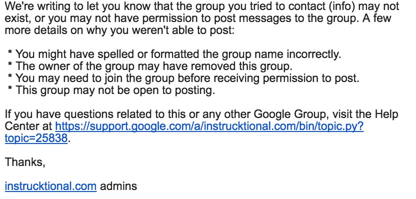 YaritzaNYC's tweet photo. Hi @Instrucktional. Your info@instrucktional.com is not accepting emails. I ruled out bullet #1. Thanks for looking into this. https://t.co/i8RUvwjpFR