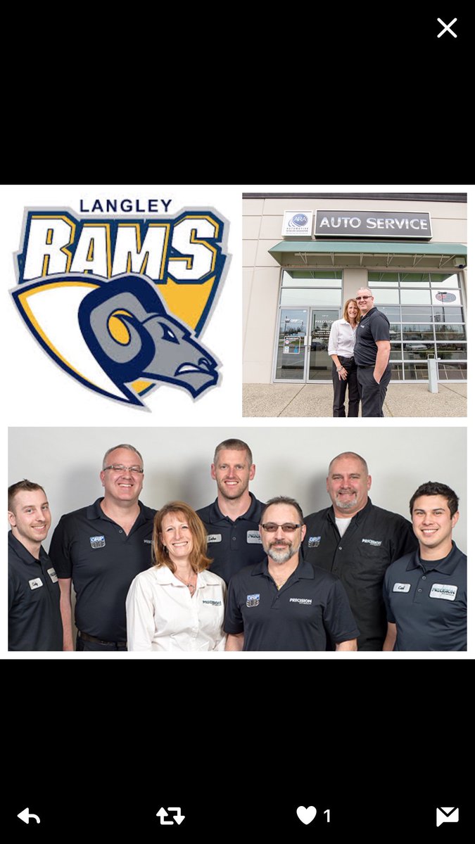 LangleyRams's tweet photo. A #LangleyRams thank you to #sponsor  @PrecisionAutoS  #PrecisionAuto check them out online https://t.co/hNal4NNkVH https://t.co/gV6UpFrraR