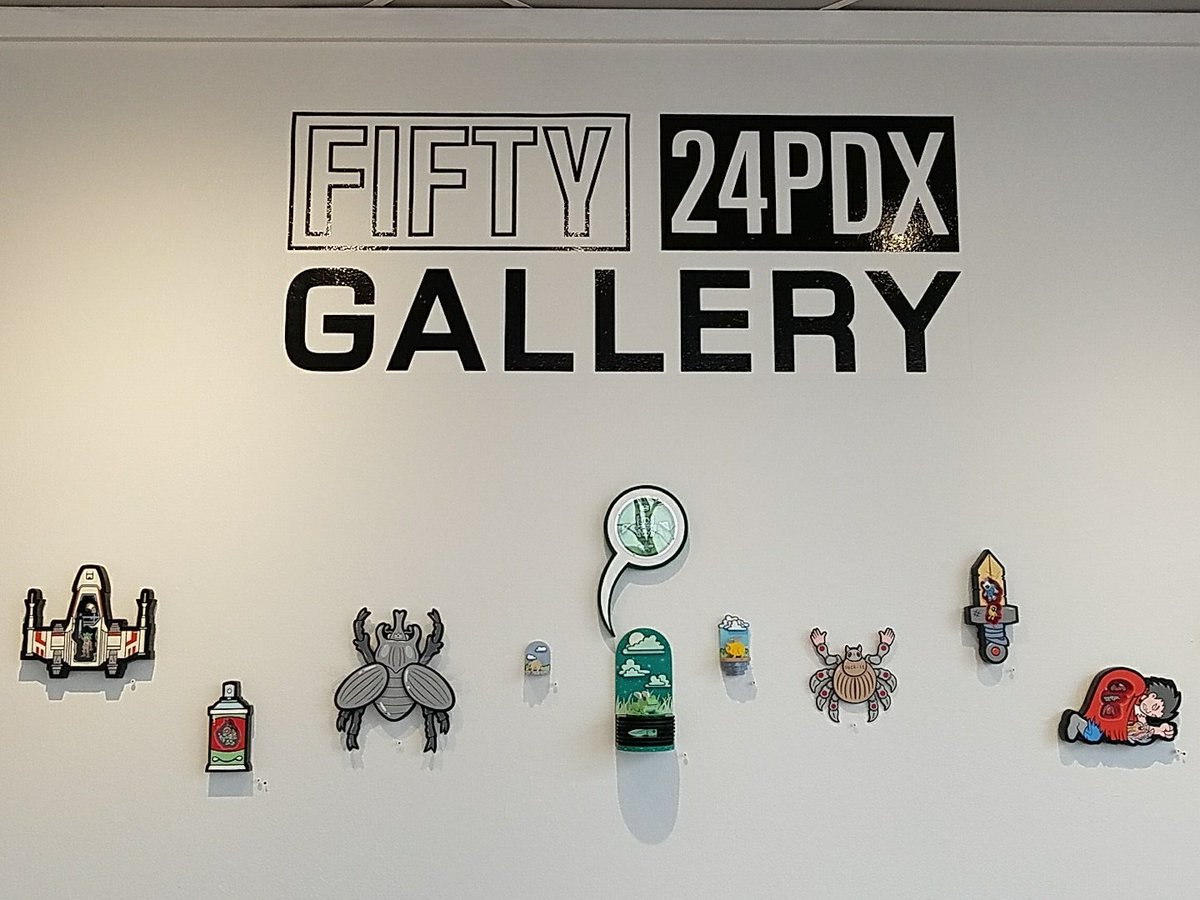 CM_Saygo's tweet photo. Super fun gallery in portland https://t.co/42M1YfGDEX