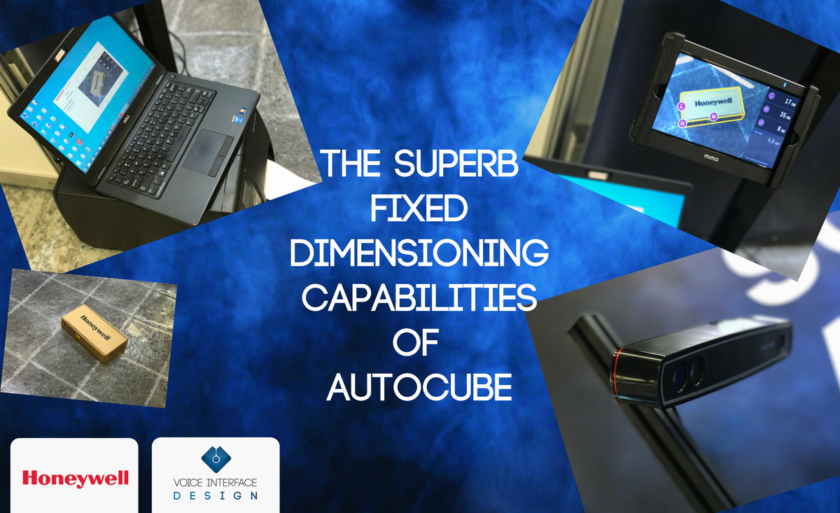 AutoCube's fixed dimensioning capabilities are on display at the #VoiceID and Honeywell booth at <a href="/SmartConfandExp/">Smart Conf & Expo</a> #autocube #supplychain