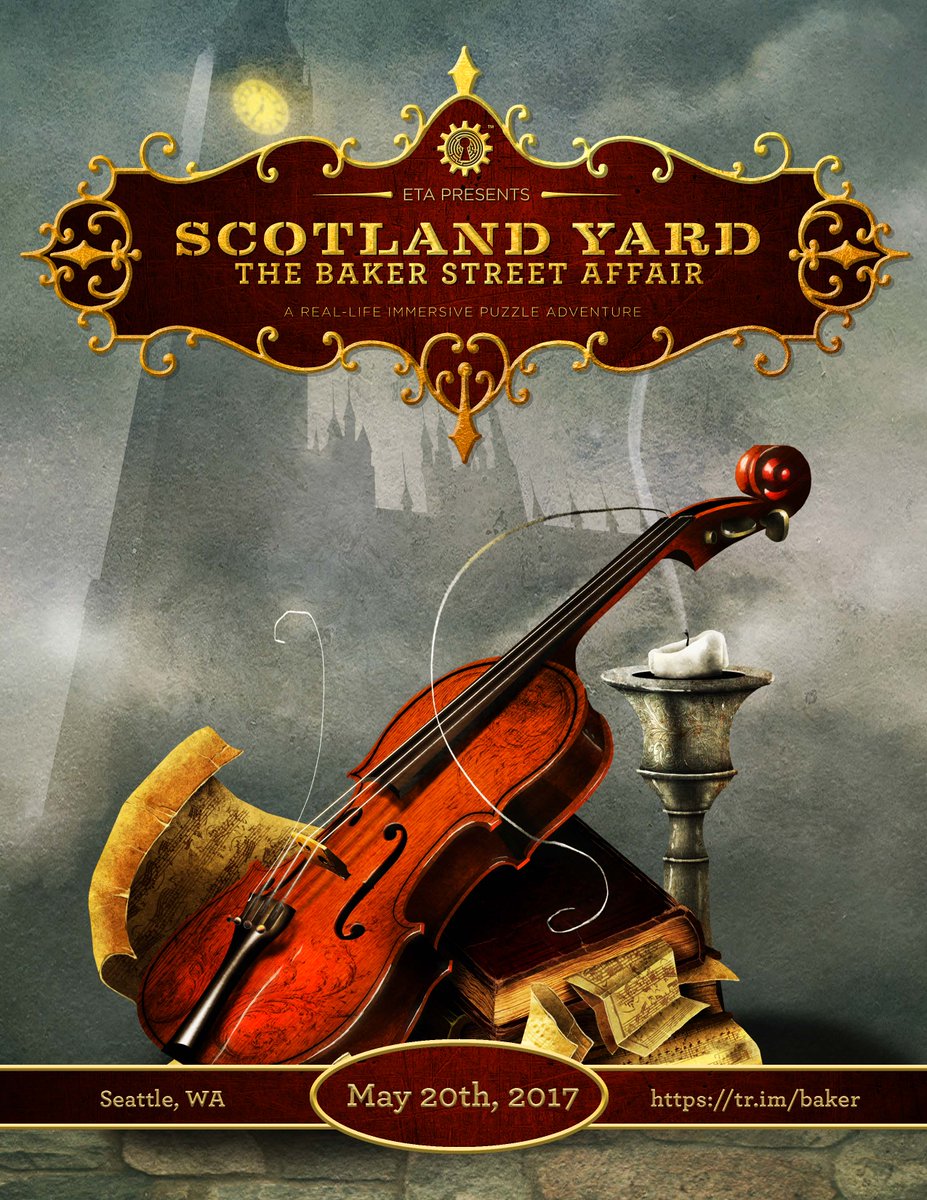 ermahgerdgerby's tweet image. I thought @PuzzledPint fans might be into in this event by me &amp;amp; other awesome  @ETAescape folks in Seattle on 5/20! bit.ly/2nOcLlL