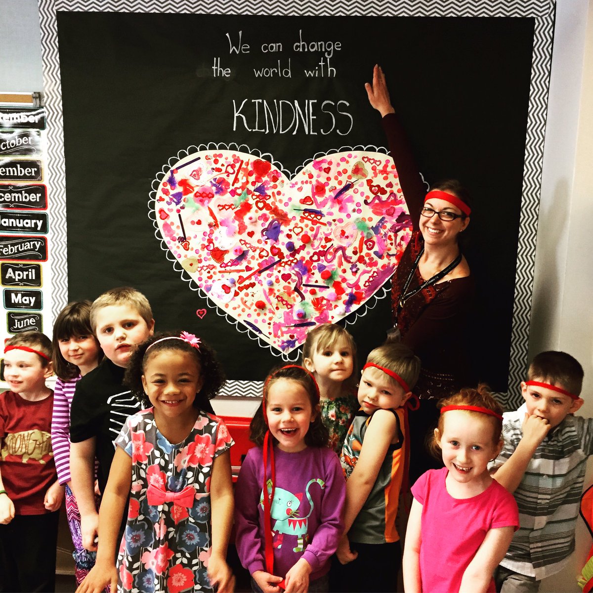 rj_kindergarten's tweet photo. @michellecarre (our newest Kindness Ninja) from @AirdrieAngel came &amp; talked to our Ninja's about how they spread kindness to Airdrie. #rvsed https://t.co/MclqKuzUnm