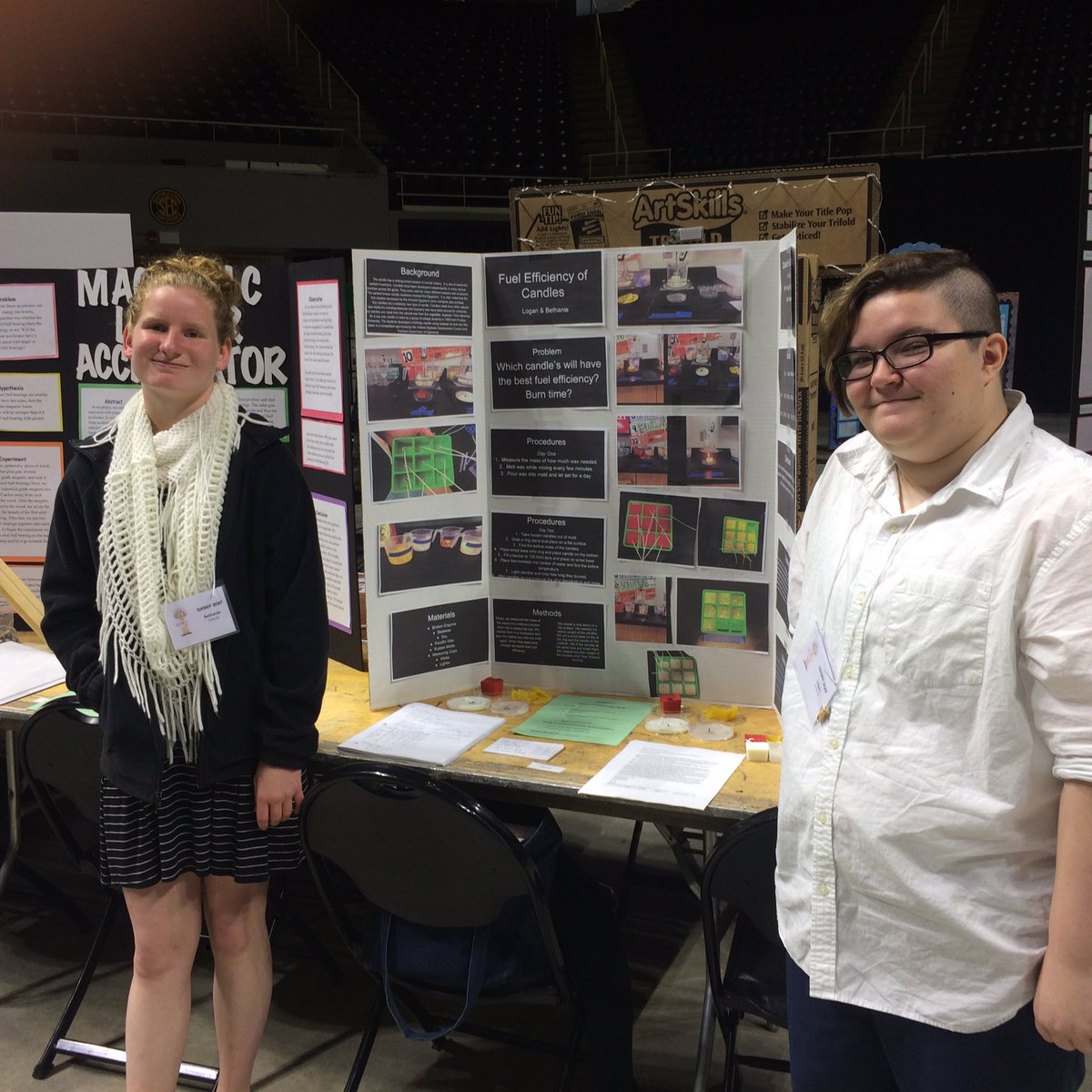 born4chem's tweet photo. A few pics of our CMA students presenting at #SASEF https://t.co/hkUJX9RXq8