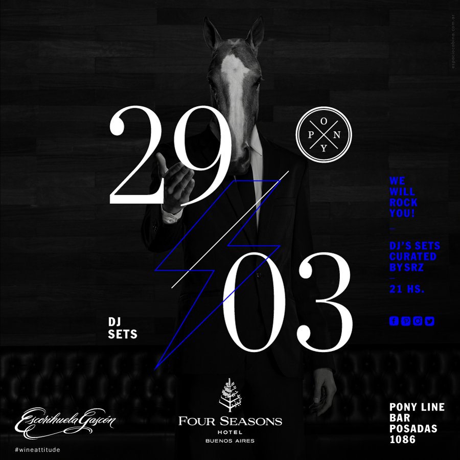 Te esperamos HOY como todos los Miércoles en Pony Line Bar!