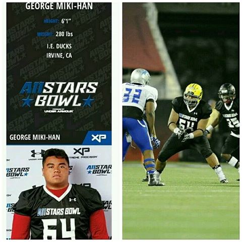ProspectsOnly's tweet photo. #shoutout to George Miki-Han ,#32 Player rank @A11StarsBowl Top100,Class  2021.https://t.co/vZJROAku4s          
@LaVarArrington https://t.co/y2ExAT8YQ2