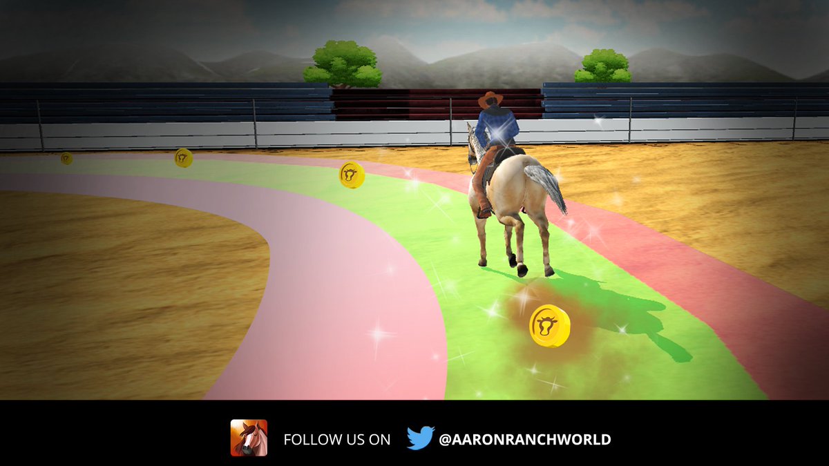 Run in circles, big and small. Survive #reining patterns and test preciseness only here at <a href="/AaronRanchWorld/">Aaron Ranch World</a>!