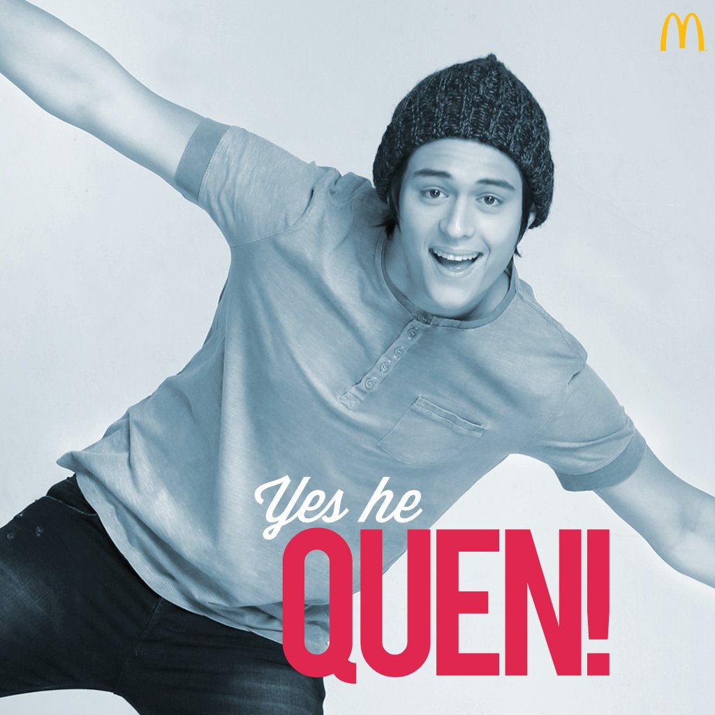 McDo_PH's tweet photo. He QUEN beat it, and he QUEN shake it! Happy Birthday, @itsenriquegil! Celebrate by replying with your birthday greetings! https://t.co/jane5nvI7o