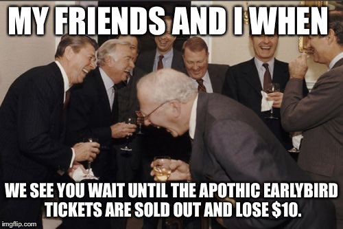 vee_jays's tweet photo. Don't be the laughing stock of the crowd! Secure your tickets now! https://t.co/JZbj1btPoo