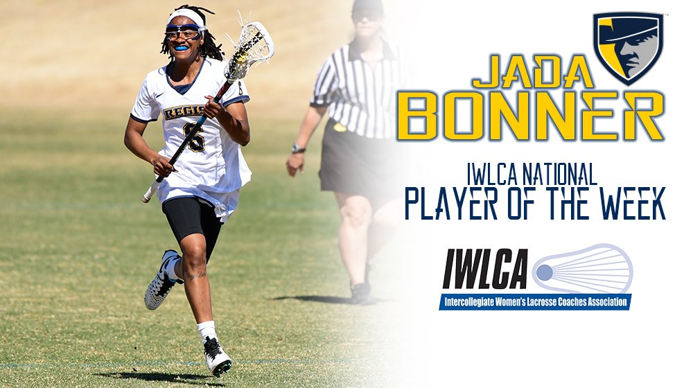 RegisRangers's tweet photo. Jada Bonner was named the IWLCA Fast Break Defense Player of the Week for Division II https://t.co/83gQzpd8z3 #RangerUp https://t.co/QpvqvW0XsF