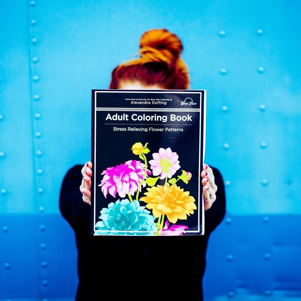 bluestarpress's tweet photo. β’ Rain or shine, nothing but flower patterns from @doffingdesign for us β’ #BlueStarColoring https://t.co/zTgncDDa7L https://t.co/l9WM2tcuRK