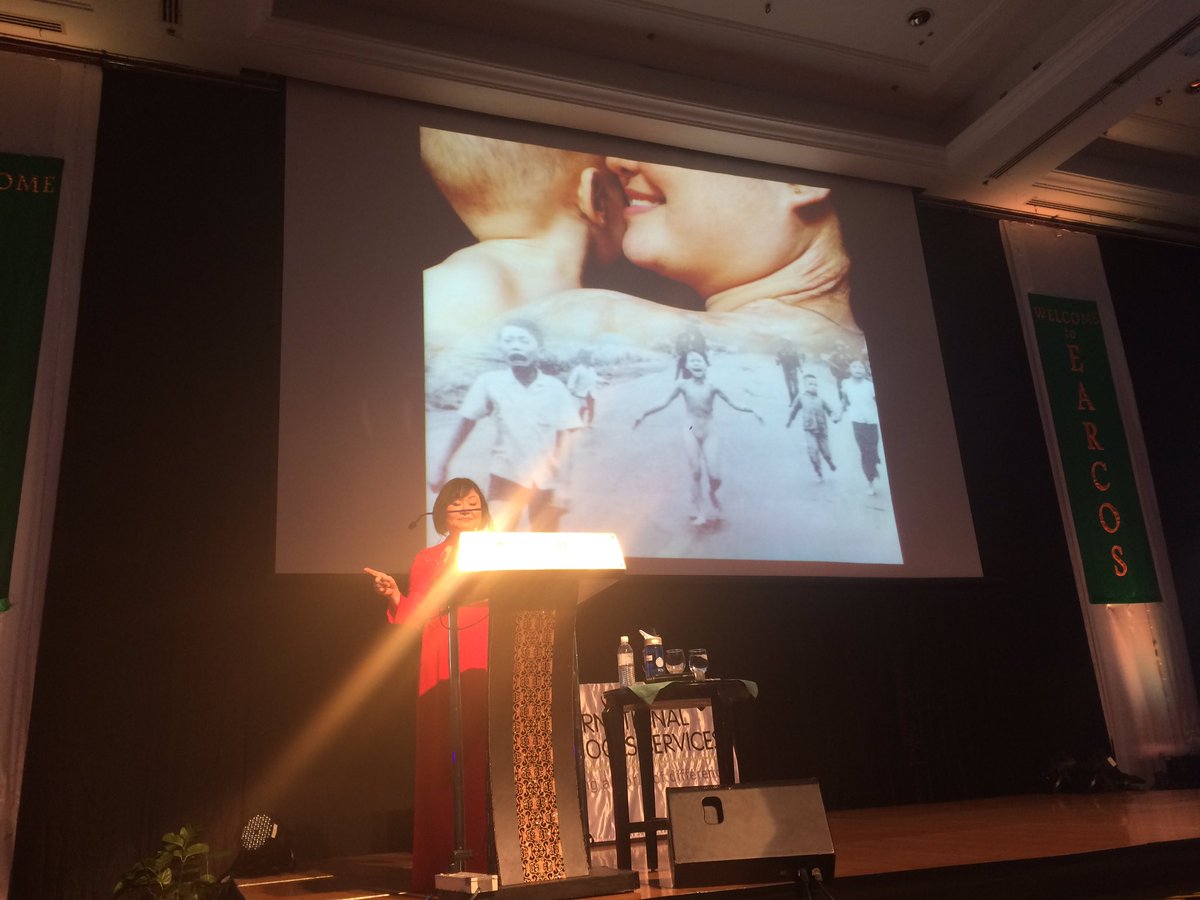 Kim Phuc's story made history feel tangible. A message of hope, harmony and forgiveness.