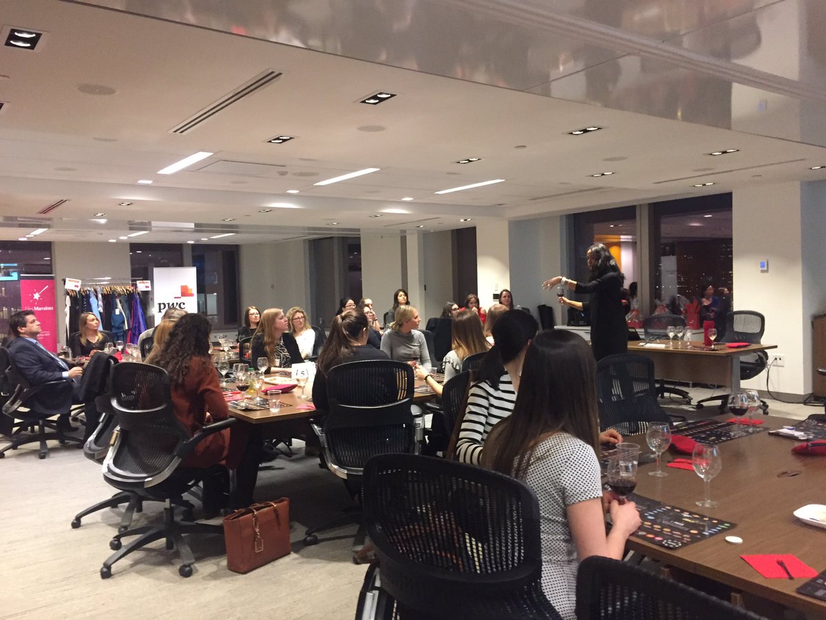 MaloLauzon100's tweet photo. Dégustation de vins avec les Jeunes ProfessionnELLES PwC! Une excellente soirée! #PwcMtl https://t.co/95XjubRKid
