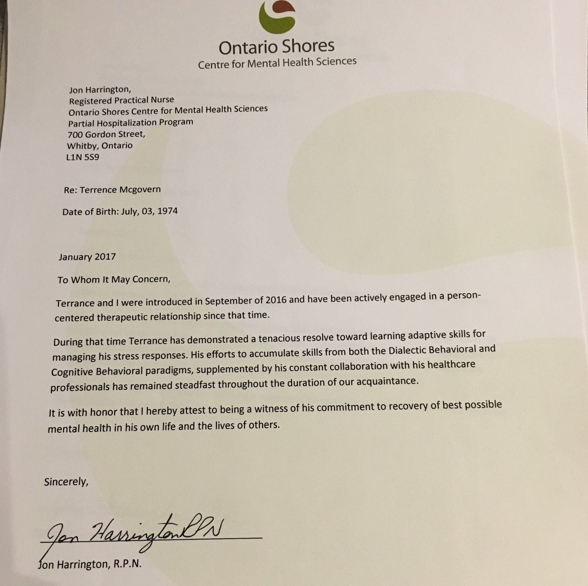 Shwaman74's tweet photo. Look what I received today 😊#mentalhealth#endthestigma#victor#PHP#ontarioshores https://t.co/ssTrI8ykvd
