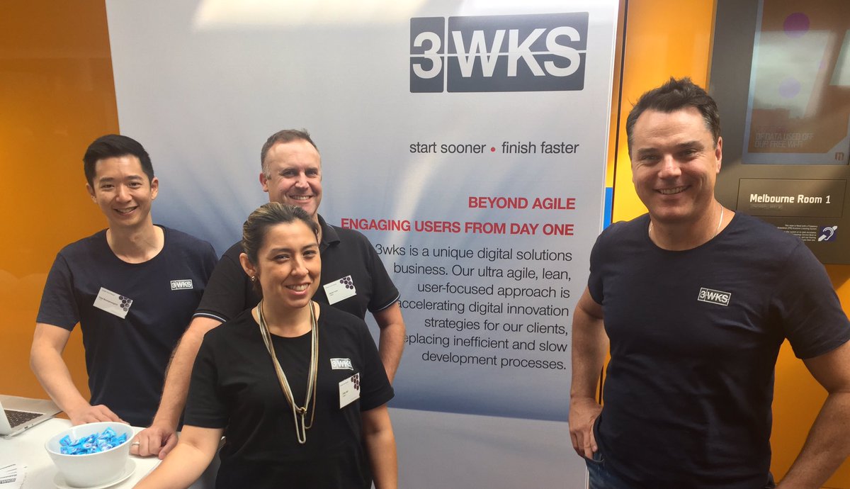 ErikaEpsa's tweet image. Come by our partner stand @real3wks #googlecloudonboard @melbourne #BeyondAgile