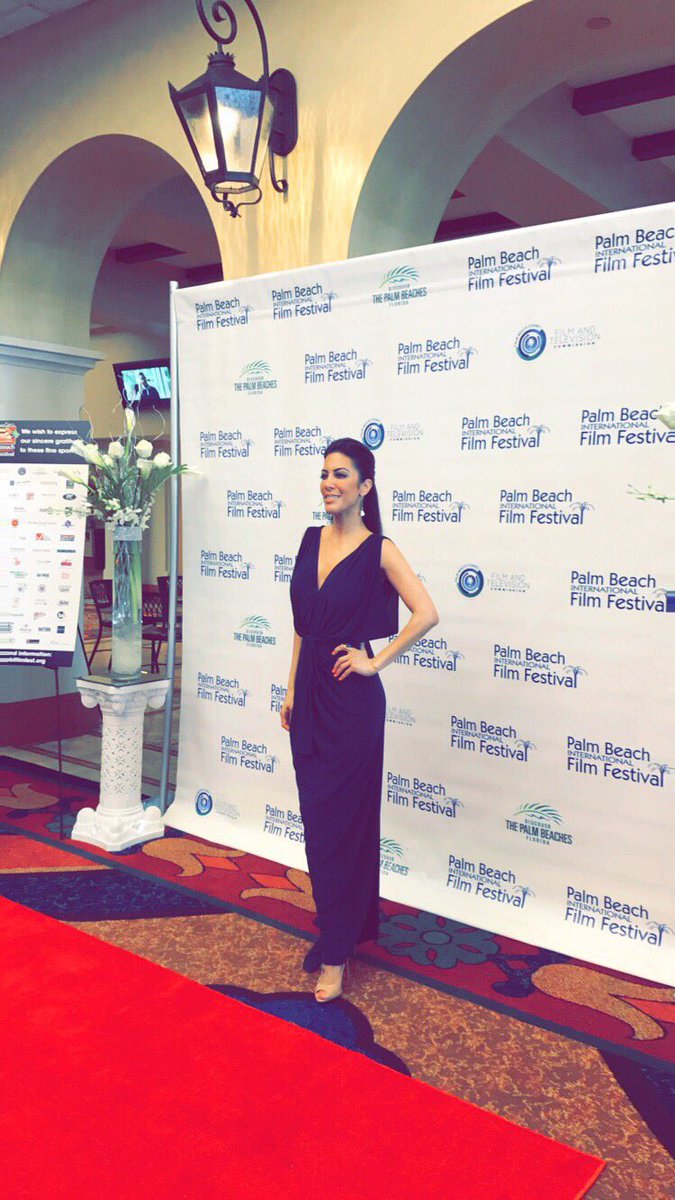 KavitaChanne's tweet photo. Thanks @LaLaCoutureGirl for the beautiful dress and accessories! I do love anything navy... 👌🏽#PBIFF2017 https://t.co/sfXMlbiUKx