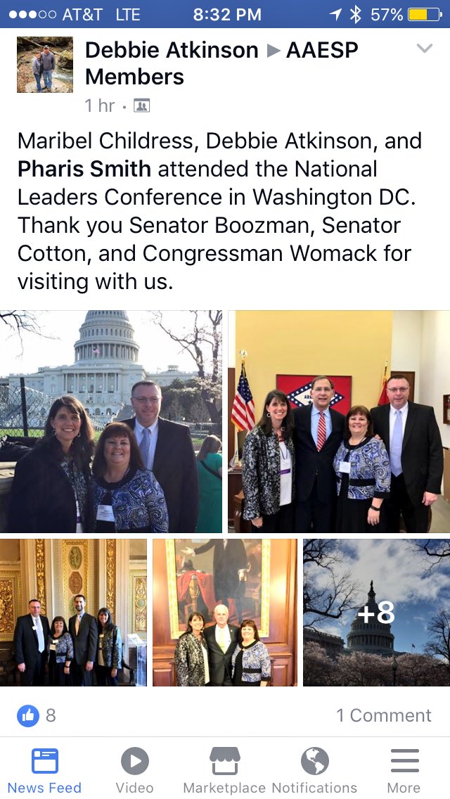 Thank you to three of our fantastic board members for representing us in D.C.!