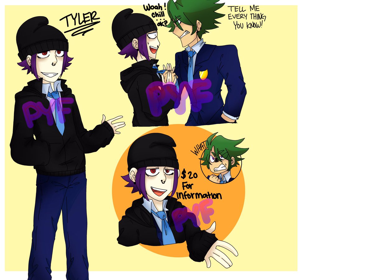 P_Y_F2's tweet image. Finally it works! It send through and now here's the drawing I made =7=)