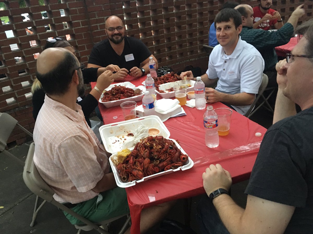 wilabar's tweet photo. More than 15 teams, more than 120 competitors. #CajunCodeFest is officially kicked off! #CivicTech #SmartCity #WillCodeForCrawfish https://t.co/hDKsteEVOI