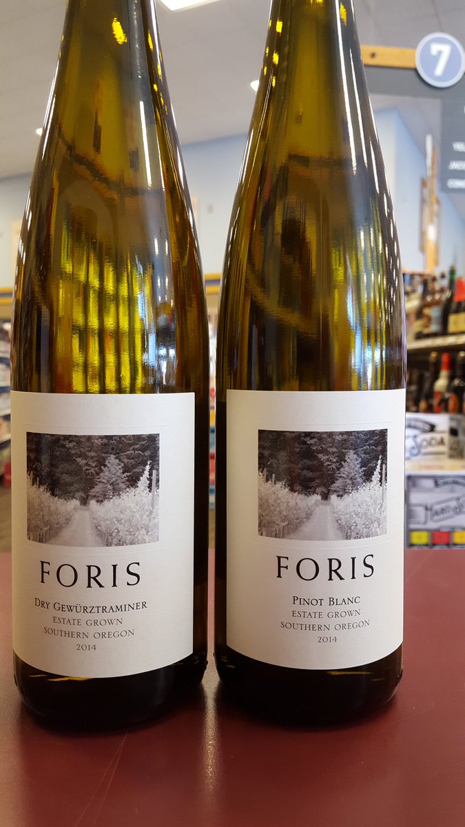 Couple of new wines from <a href="/Foriswine/">Foris Vineyards</a> Pinot Blanc and Gewurztraminer