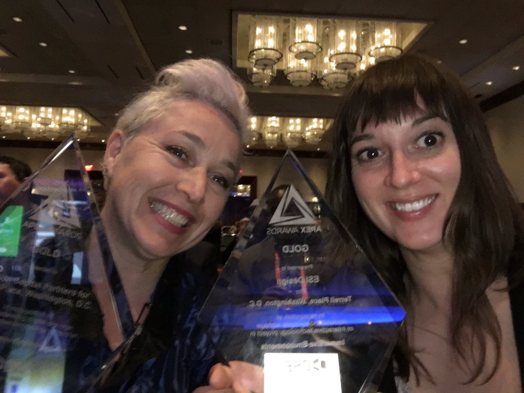 ESIDesign's tweet photo. Those faces look super happy! This is our #apexMoment at #DSE2017 for #TerrellPlace! https://t.co/jTIFou4tt5