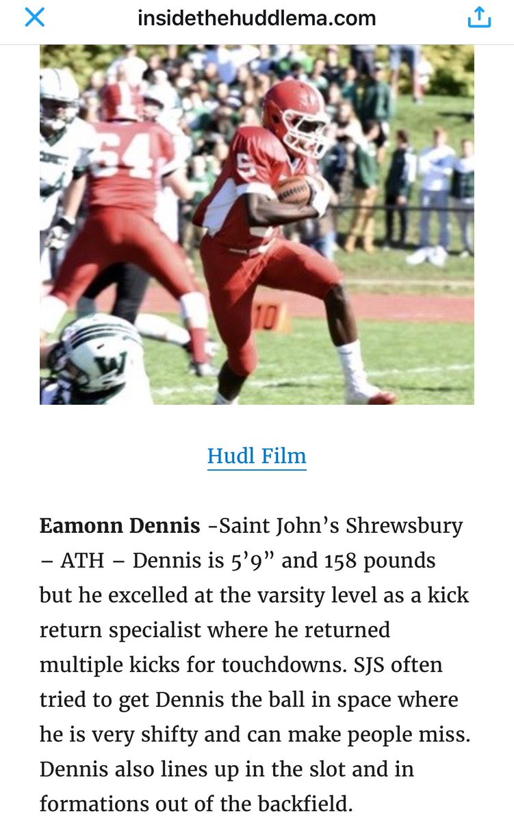 IUCoachT's tweet photo. #LegacyMass ATH and Shrewsbury St. John's HS Freshamn Eamon Dennis (@EYeezy25) is Rated as a Top Prospect in the 2020 Class! #NESpeed #TST https://t.co/5KfbvlLJ1u