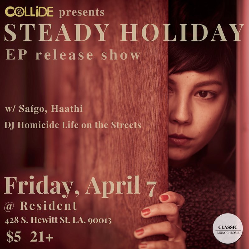 We're psyched to be a part of the <a href="/steadyholiday/">Steady Holiday</a> EP Release Party at <a href="/ResidentDTLA/">ResidentDTLA</a>! GET TIX HERE: ticketfly.com/purchase/event…