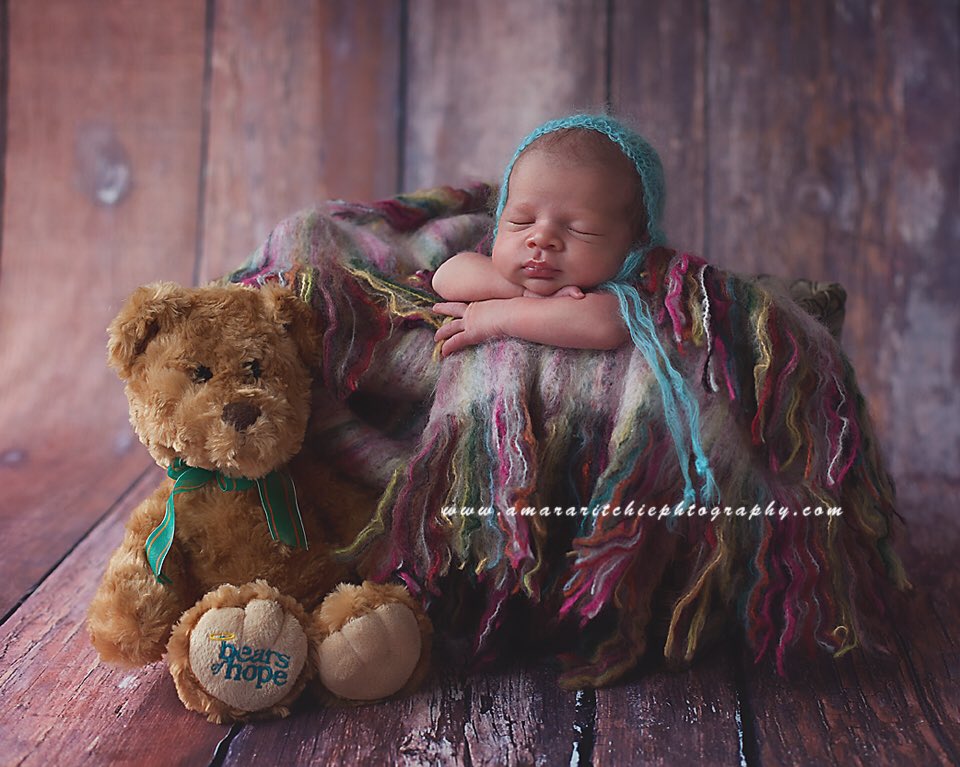 The_Chick's tweet image. Lil rainbow baby #bearsofhope #brisbanephotographer