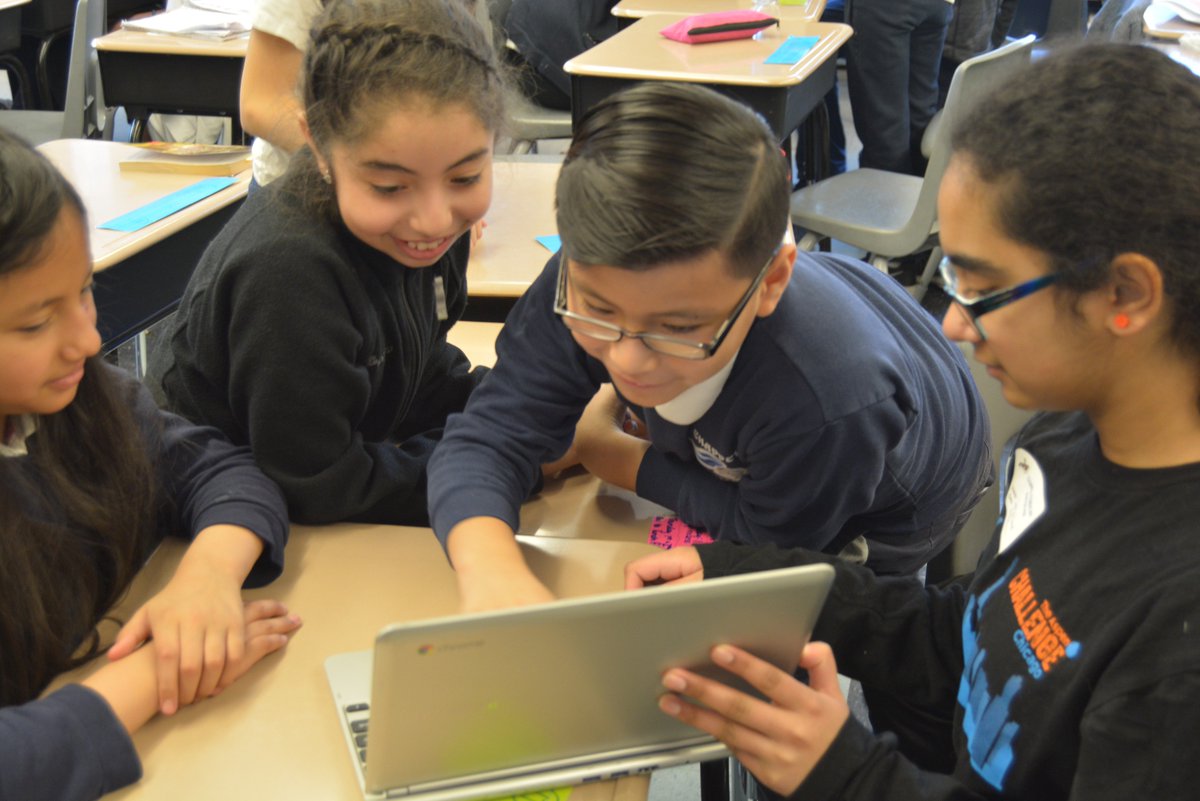 SoundsInChicago's tweet photo. Had such a great time teaching, exploring, and creating sounds with our local 4th graders the past 2 weeks! Can't wait to celebrate Friday! https://t.co/hQcUs6eiOF