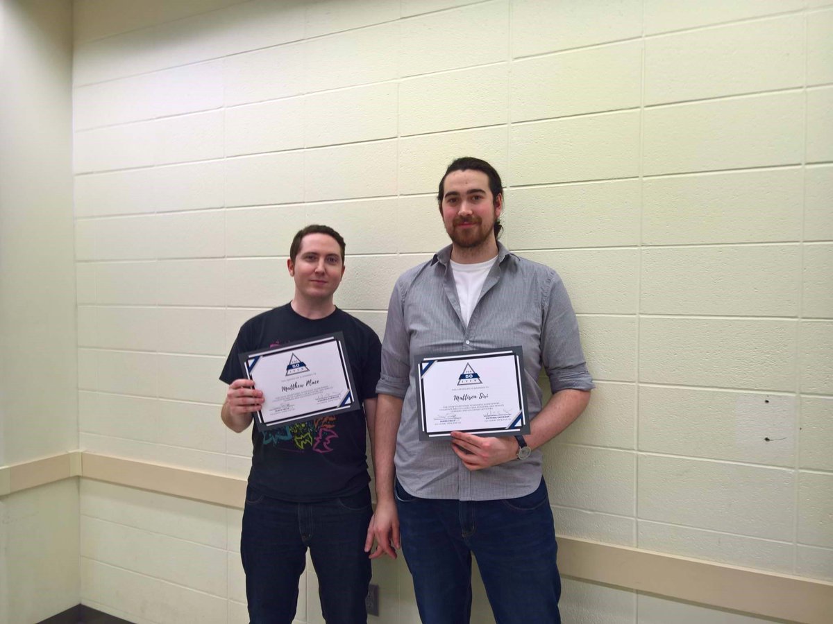 PFW_PHYS's tweet photo. IPFW Top 50 Awardees from Physics!Matt Place and Matt Siri! https://t.co/AjyeNGPJ3s
