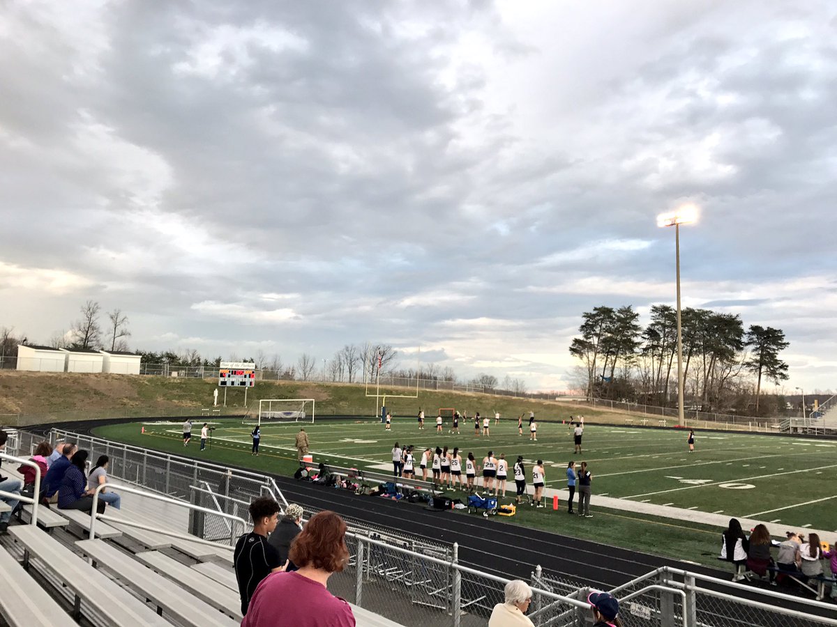 AverettWLax's tweet photo. Throw back to... yesterday! At Potomac Senior HS vs C.D. Hylton HS! #creepyweather #greatgame #averettu #putonthejacket #VA https://t.co/Xeo8WZUo3K