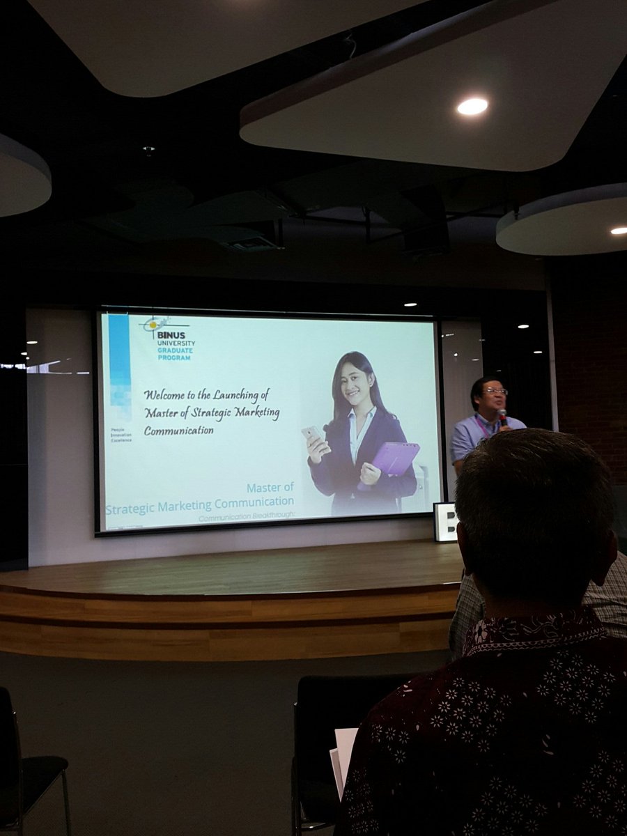 Launching program S2 Magister Ilmu Komunikasi di BINUS dgn seminar bertemakan Konsep &amp; Strategi Komunikasi Bisnis di Era Digital
