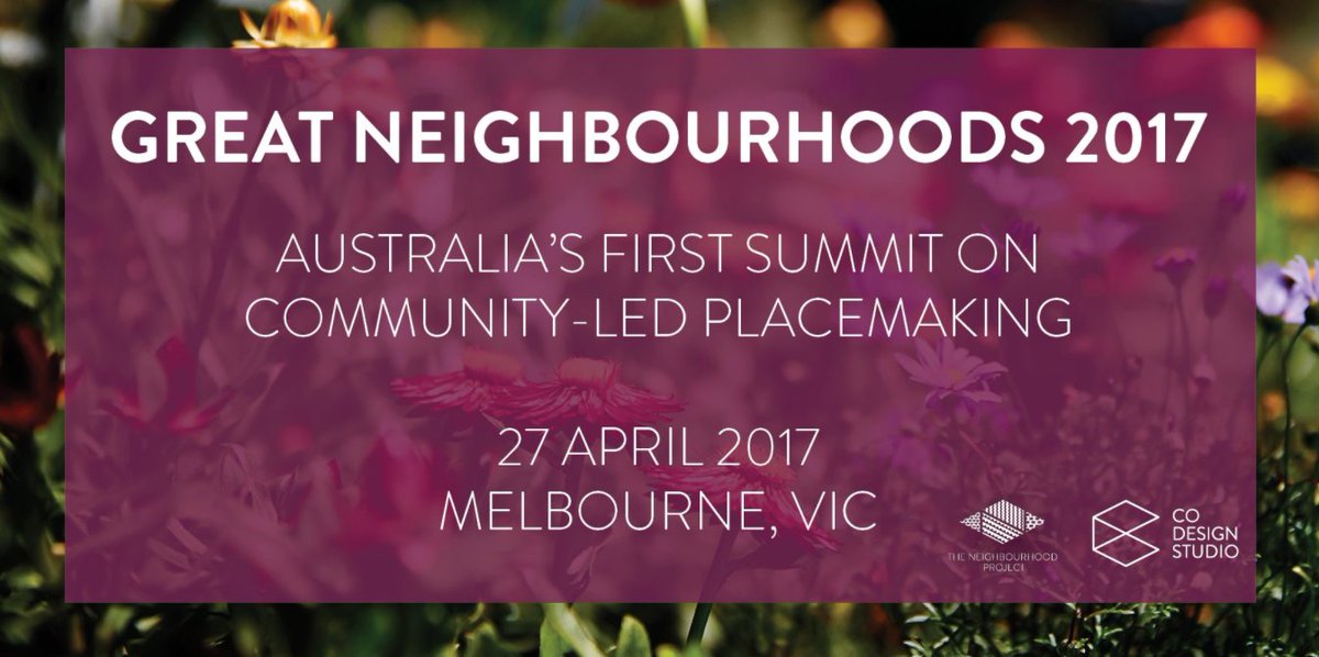 codesignstudio's tweet photo. Great Neighbourhoods 2017 early bird prices end tomorrow, and tickets are flying! Don't miss this unique summit: https://t.co/vTOuTftKSU https://t.co/CbRwJzDPHj