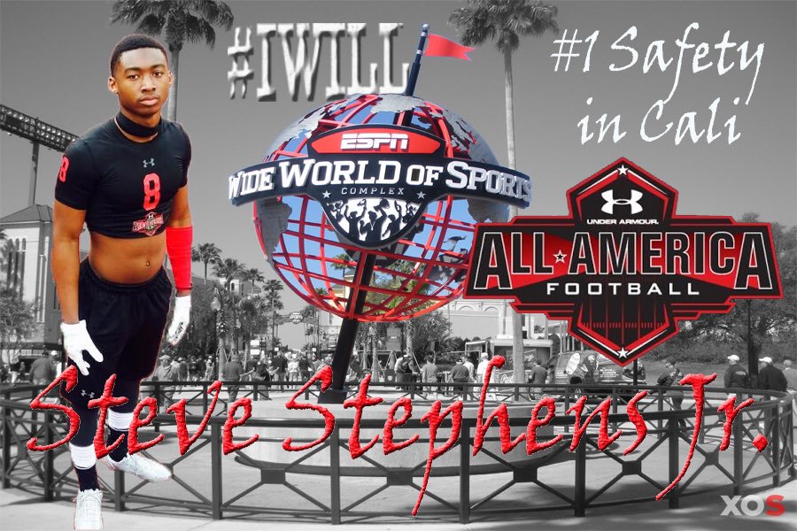 Congrats to our UA All American <a href="/Steve_Most_Dope/">Steve Stephens IV</a> Just named Cali's #1 safety Proud of you! <a href="/AllAmericaGame/">Under Armour All America Football Game</a> <a href="/dbgurufresno/">Tony Perry's Guru</a> <a href="/UAFootball/">Under Armour FTBL</a> #IWILL