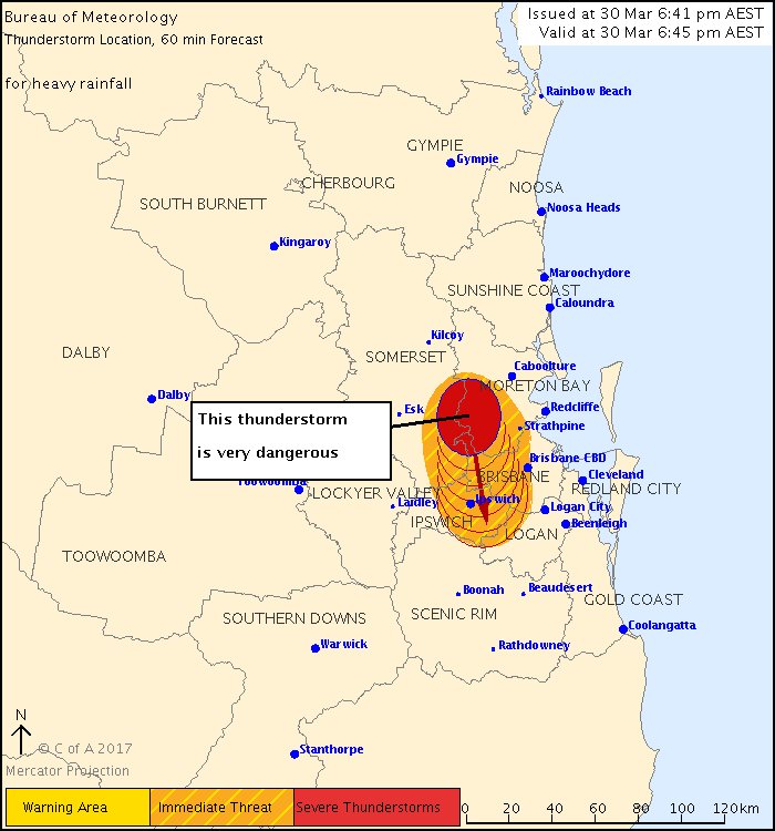 Bureau of Meteorology, Queensland on Twitter "An area of heavy rain is