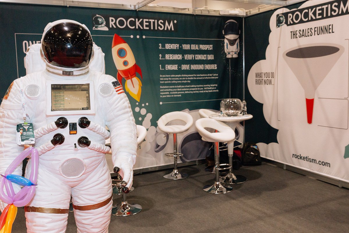 wearerocketism's tweet photo. We had a great time at the @SalesInnovExpo this week! Thanks to @spento for the fab pics! #B2BUK #PhotographersOnDemand https://t.co/3od7kwpPZy