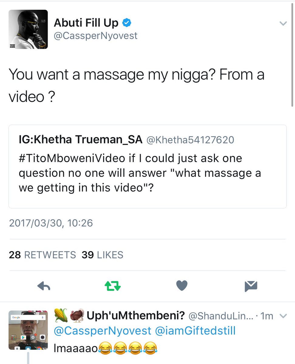 GMG_Marketing's tweet photo. Playing yourself has become so easy these days ๐๐๐๐๐๐๐๐๐๐๐๐@CassperNyovest #TitoMboweniVideo https://t.co/UVU1jSEn3C