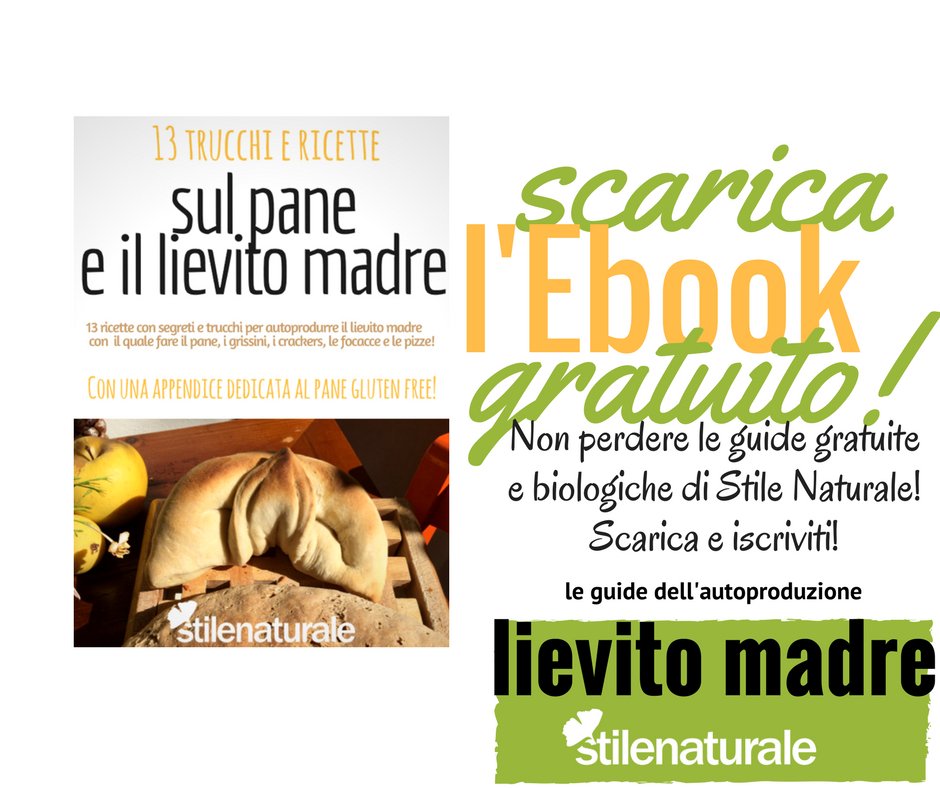 Scarica l' #ebook gratuito! #ricetta #Pane con il #lievitonaturale!  #lievitomadre #faidate stilenaturale.com/lievito-madre-…