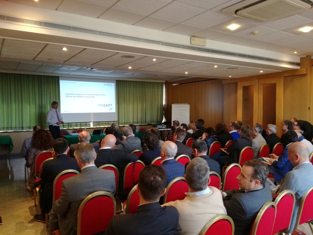 GiuliaRamera's tweet photo. #PBX #ACT @Sangoma Soluzione open-source #performante con un #pricing  #aggressivo @euroscro #Roadshow @TIM_IS  @COMTELSpa https://t.co/UaAGAybxLA