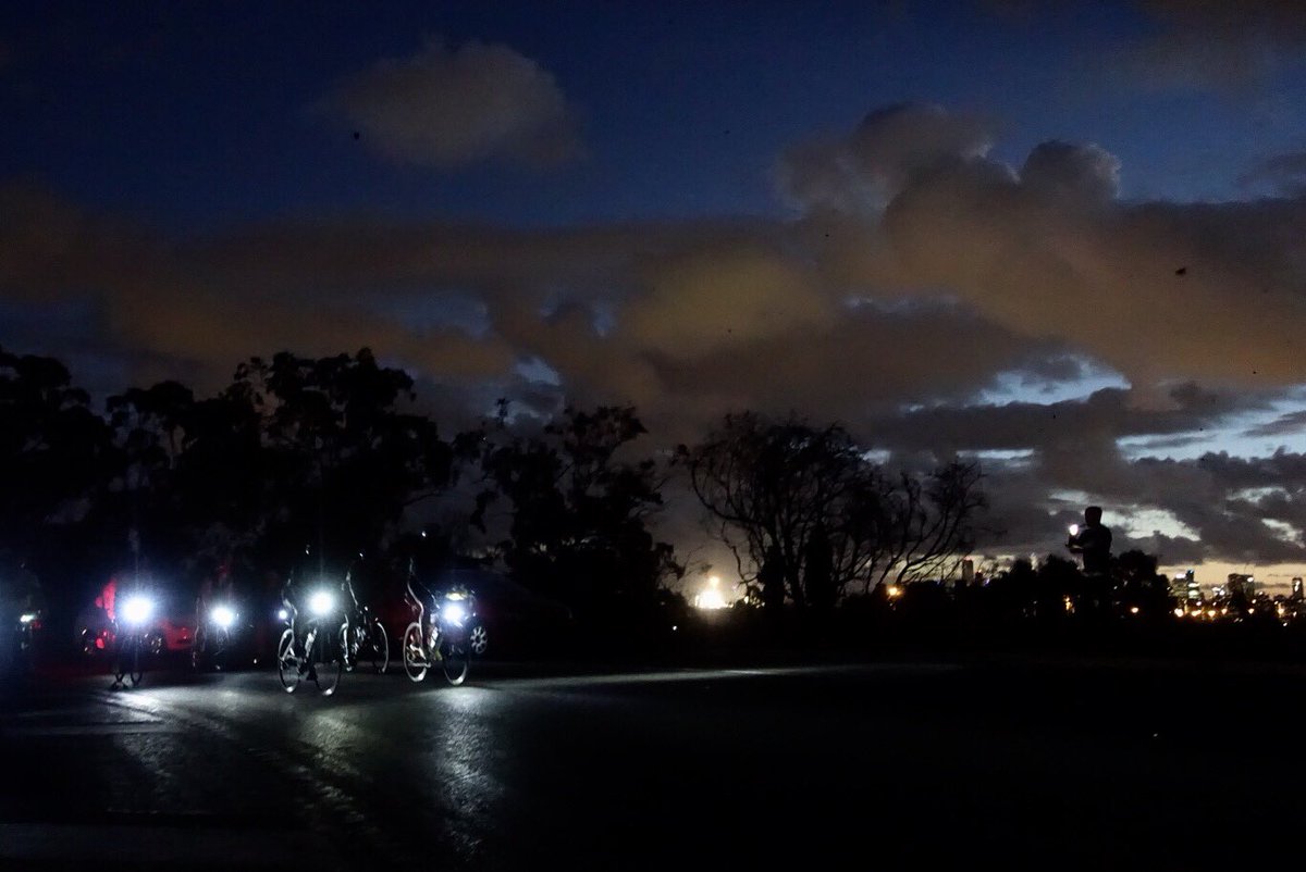 Sam Jeffries crests the Boulie climb in the fading light of the 13th day of the #IPWR <a href="/Indi_Pac/">IPWR 2017</a>