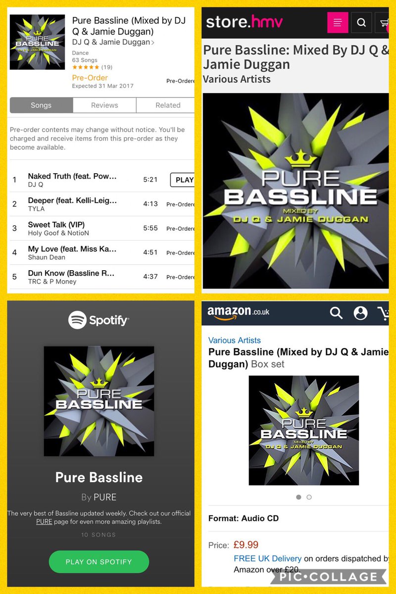 DJJAMIEDUGGAN's tweet image. Pure Bassline mixed by DJ Q &amp;amp; myself is out TOMORROW!💥💥💥

Available from iTunes, Spotify, HMV, Amazon &amp;amp; big supermarkets!
Please support🙏🙌