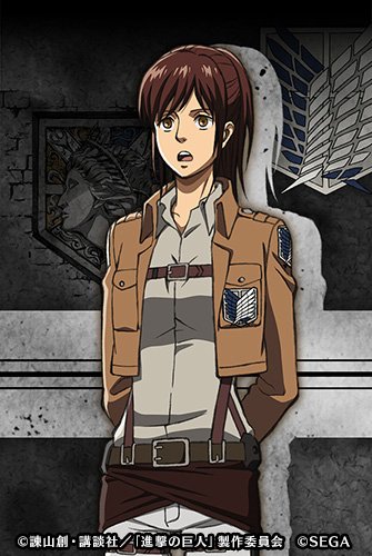チェインクロニクル公式 進撃の巨人コラボ紹介 サシャ ブラウス Cv 小林ゆう 第104期訓練兵団の団員 型破りな勘の良さを持つ野生児である 隣の部屋から大きな音が聞こえたら それは彼女の放屁 チェンクロ3 Shingeki 進撃の巨人